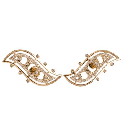 Maha Classic - Yellow Gold Earrings