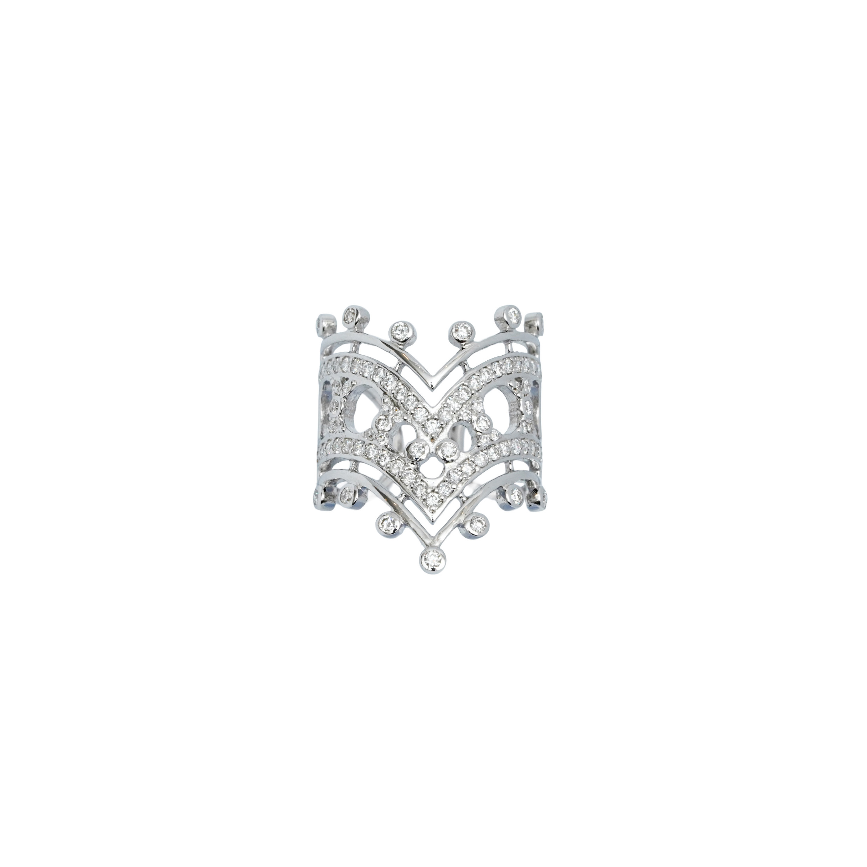 Maha Classic - White Gold Ring