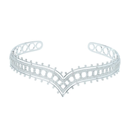 Maha Classic - White Gold Choker
